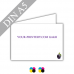 Grusskarte | 246g Leinenpapier weiss | DIN A5 | 4/4-farbig